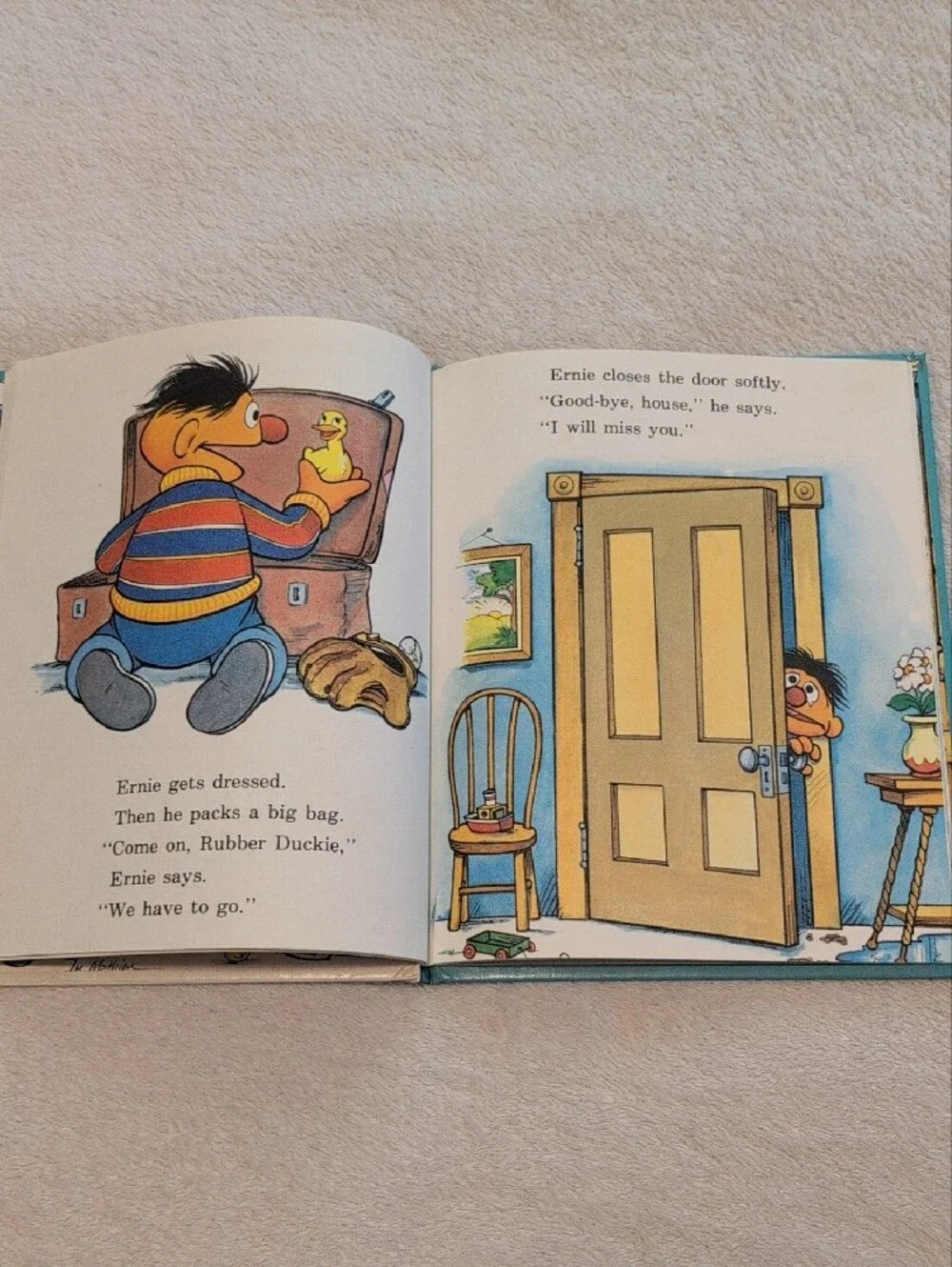Sesame Street Board Book Bundle Ernie Grover Early Readers Vintage Kids